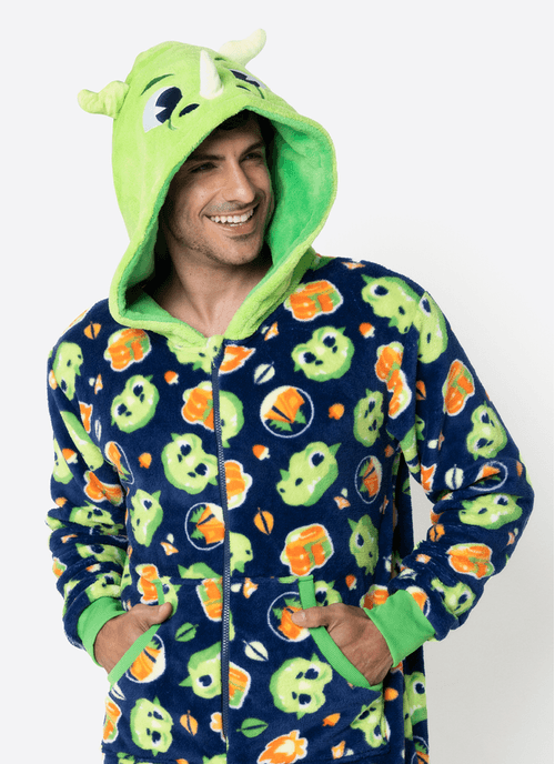 Macacão Manga Longa Soft Masculino Dragão Camping