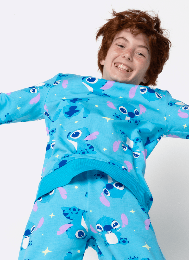 Pijama-Manga-Longa-Ultra-Visco-Menino-Teen-Stitch