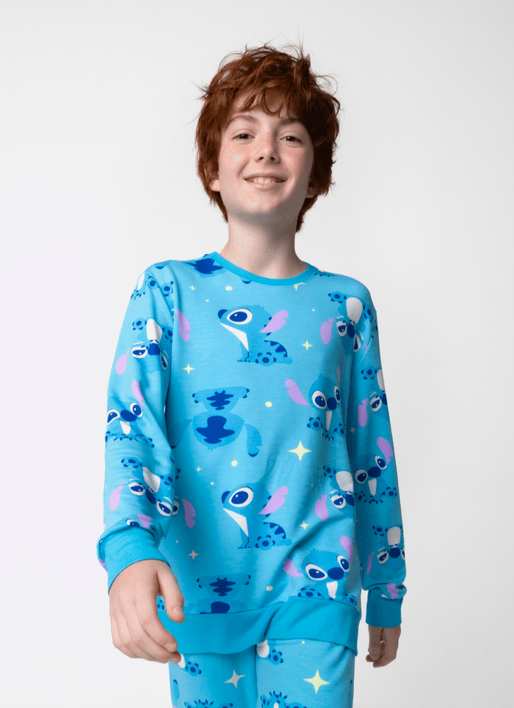Pijama-Manga-Longa-Ultra-Visco-Menino-Teen-Stitch