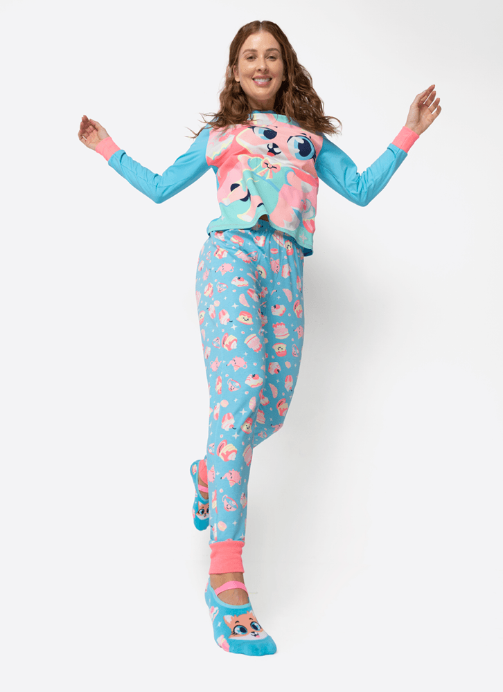 Pijama-Manga-Longa-Viscolycra-Feminino-Raposa-Confeiteira