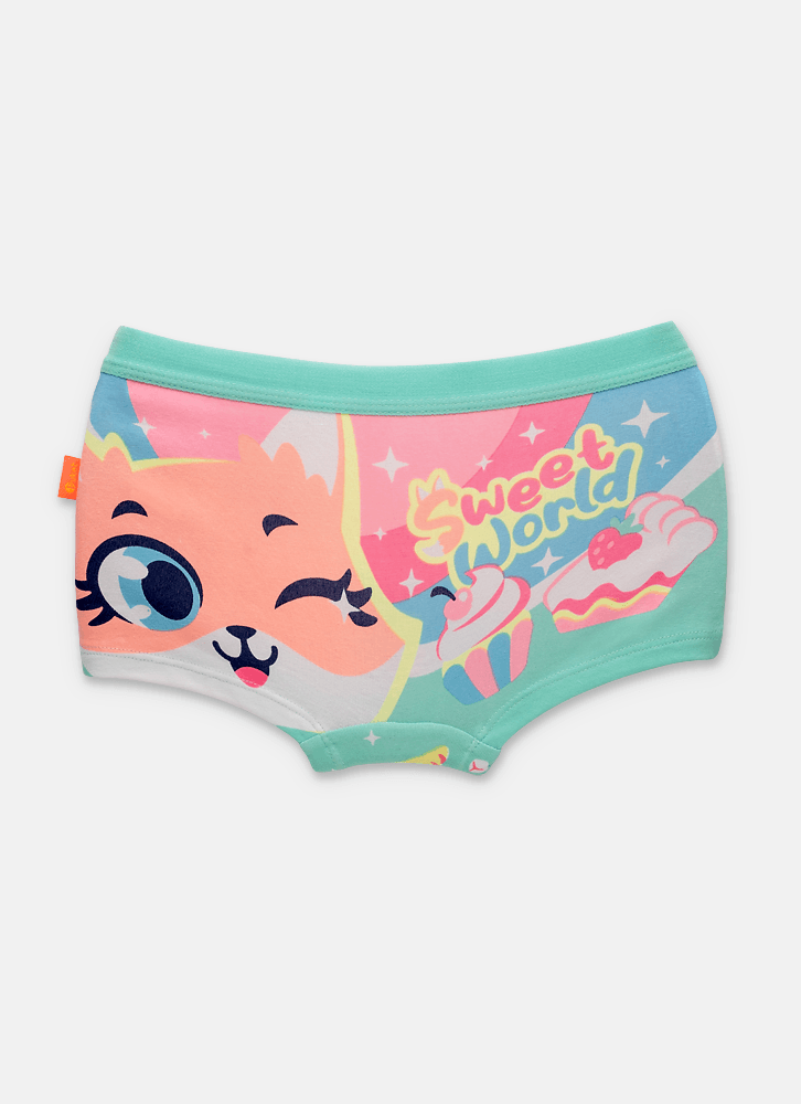 Calcinha-Bodyshorts-Algodao-Menina-Teen-Raposa-Confeiteira