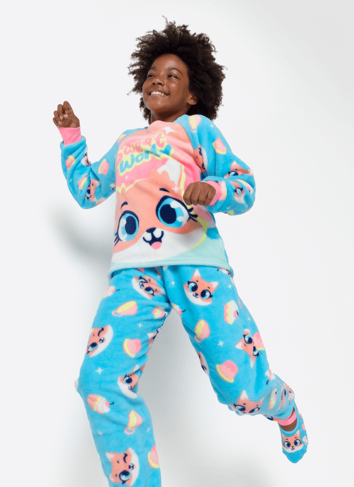 Pijama-Manga-Longa-Soft-Menina-Teen-Raposa-Confeiteira