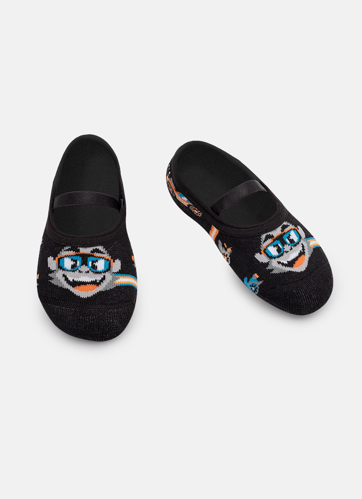 Meia-Sapatilha-Antiderrapante-Bebe-Menino-Gorila-Racing