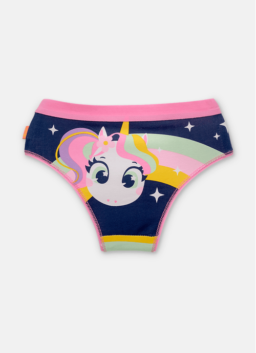 Calcinha Boneca Menina Teen Unicórnio Encantado
