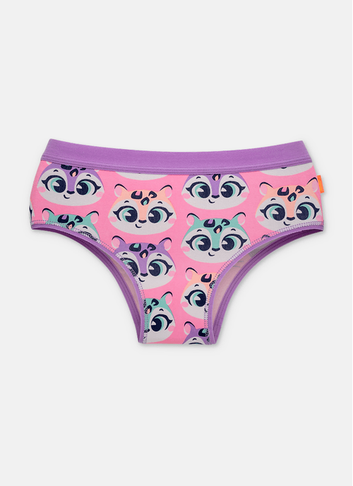 Calcinha Boneca Menina Teen Onça