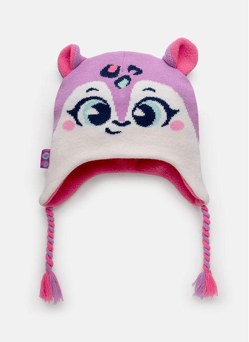 Gorro Bebê Menina Onça