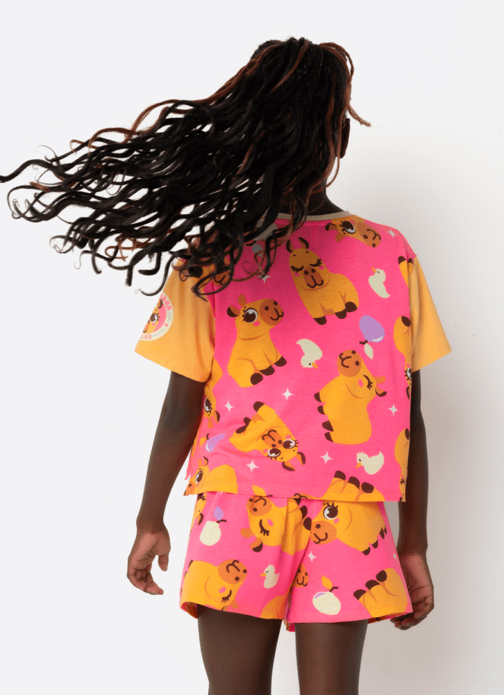 Pijama-Manga-Curta-Viscolycra-Menina-Teen-Capivara-Vibes
