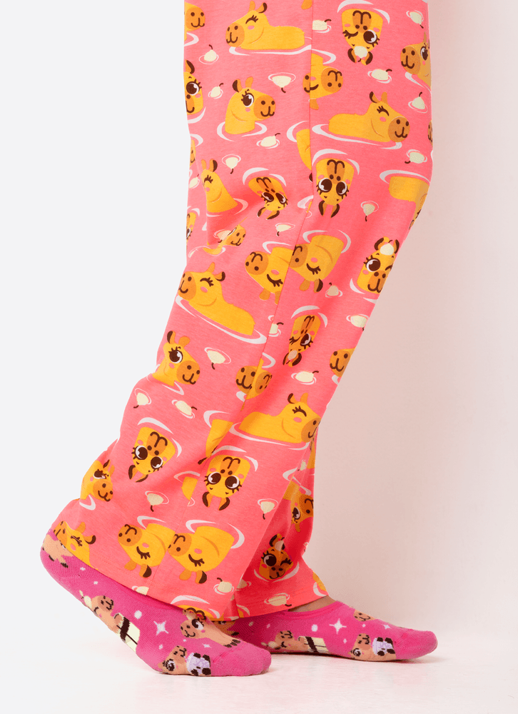 Pijama-Manga-Longa-Algodao-Feminino-Capivara-Vibes