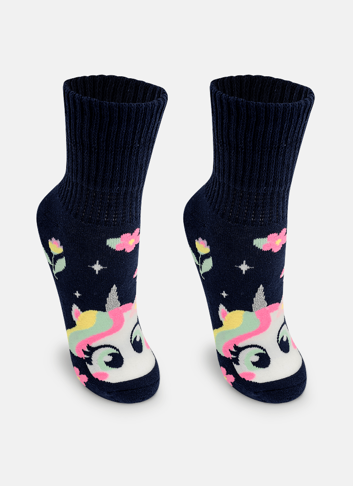 Meia-Botinha-Antiderrapante-Feminina-Unicornio-Encantado