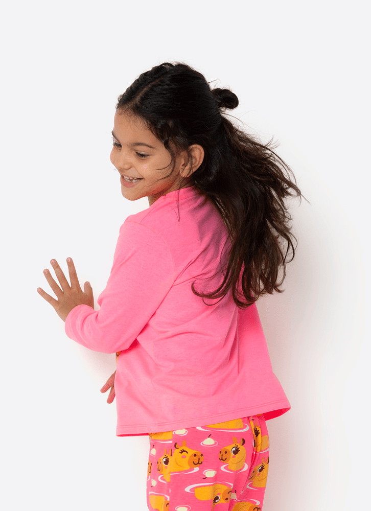 Pijama-Manga-Longa-Algodao-Menina-Capivara-Vibes