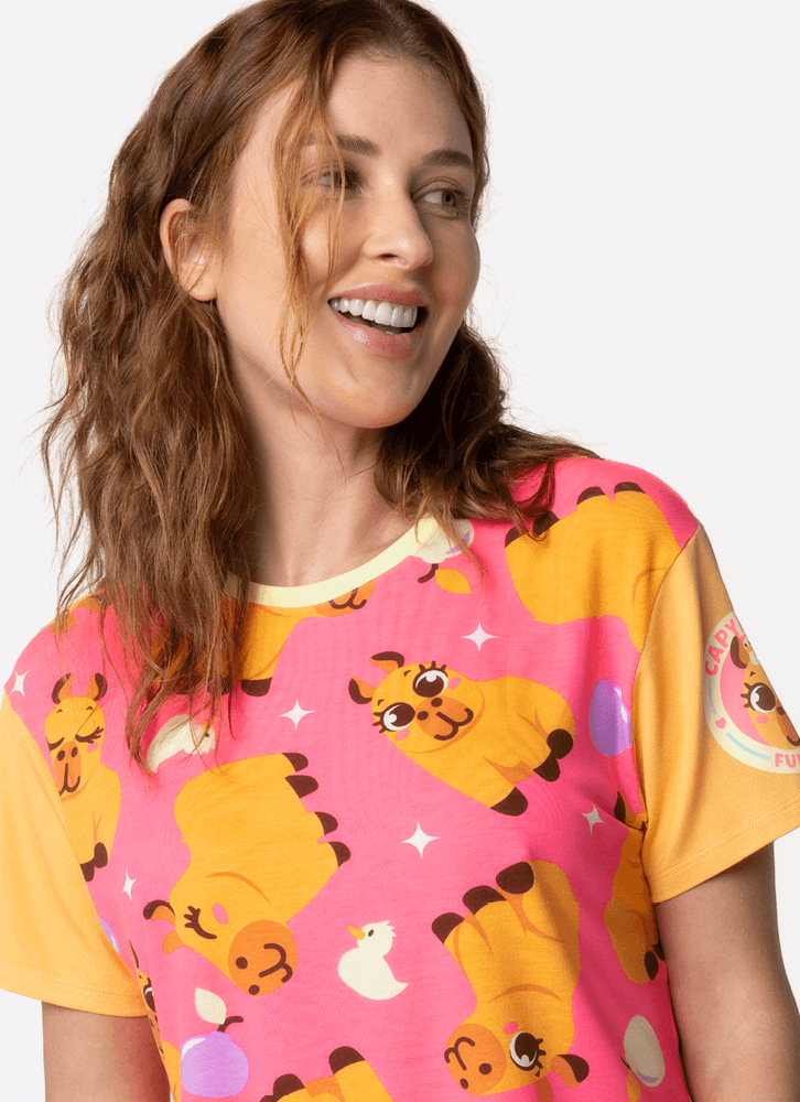 Pijama-Curto-Pijama-Manga-Curta-Viscolycra-Feminino