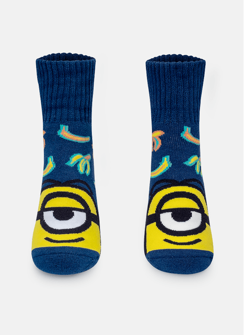 Meia Botinha Unissex Antiderrapante Minions