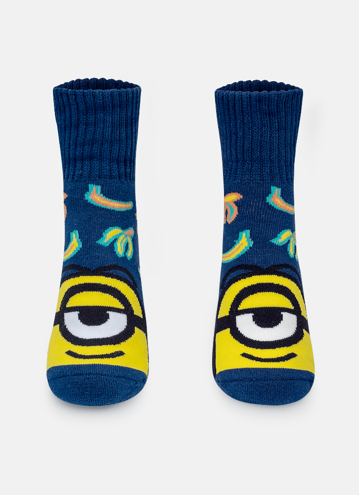 Meia-Botinha-Unissex-Antiderrapante-Minions