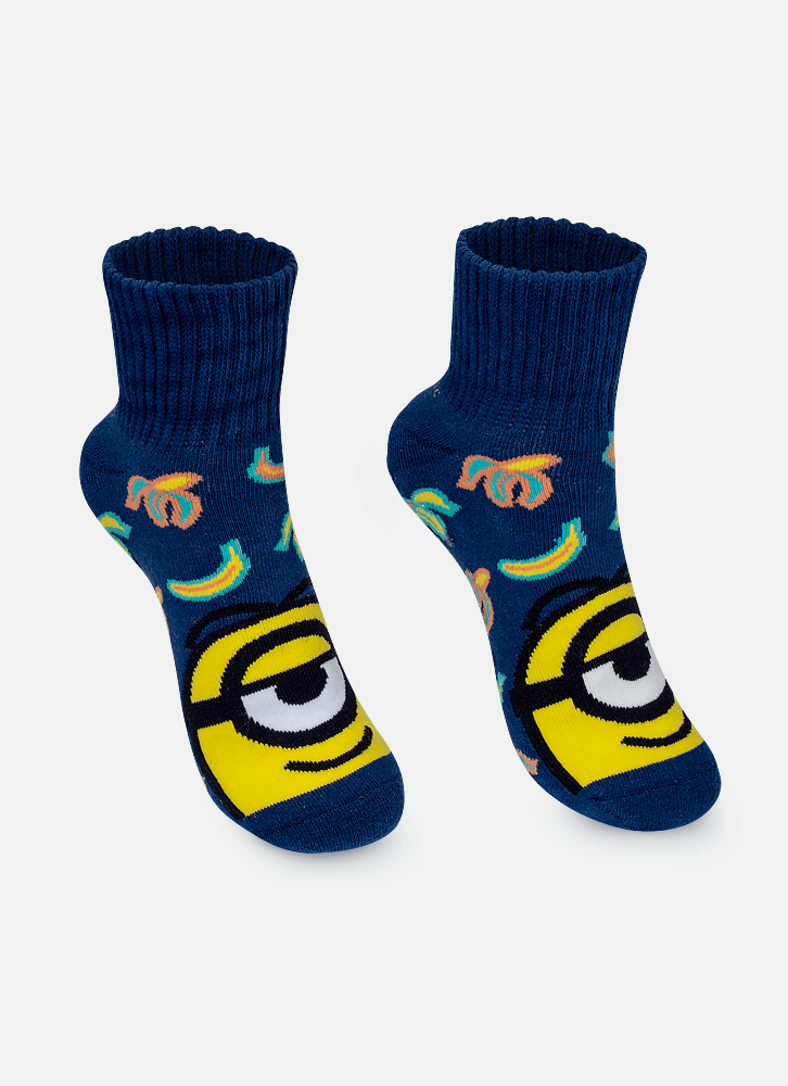 Meia-Botinha-Unissex-Antiderrapante-Minions