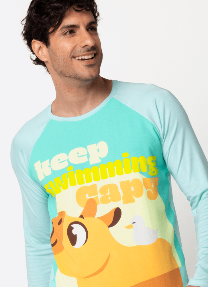 Pijama-Manga-Longa-Viscolycra-Masculino-Capivara-Vibes