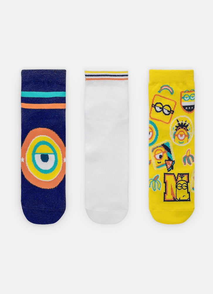 Kit-Com-3-Meias-Unissex-Minions