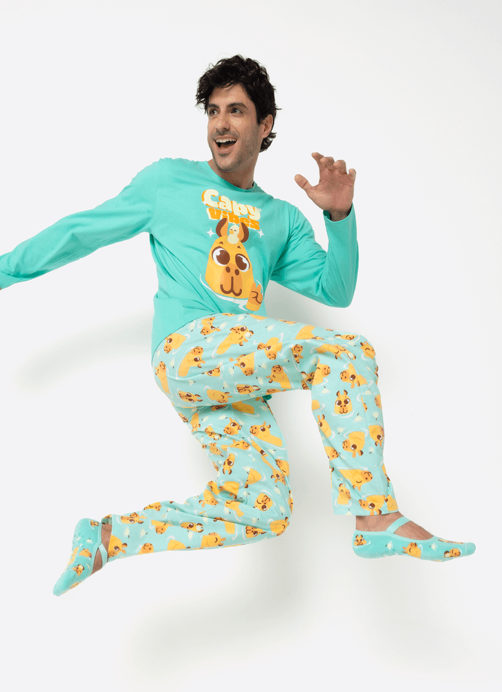 Pijama-Manga-Longa-Algodao-Masculino-Capivara-Vibes