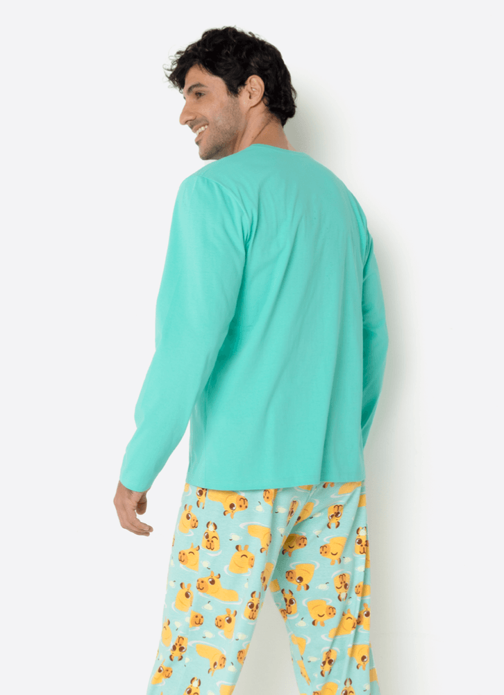 Pijama-Manga-Longa-Algodao-Masculino-Capivara-Vibes