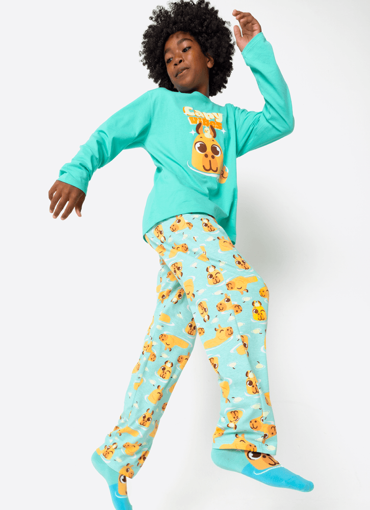 Pijama-Manga-Longa-Algodao-Menino-Teen-Capivara-Vibes