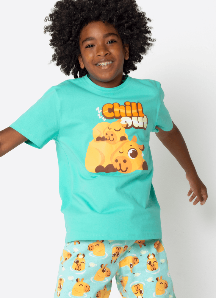 Pijama-Manga-Curta-Algodao-Menino-Teen-Capivara-Vibes