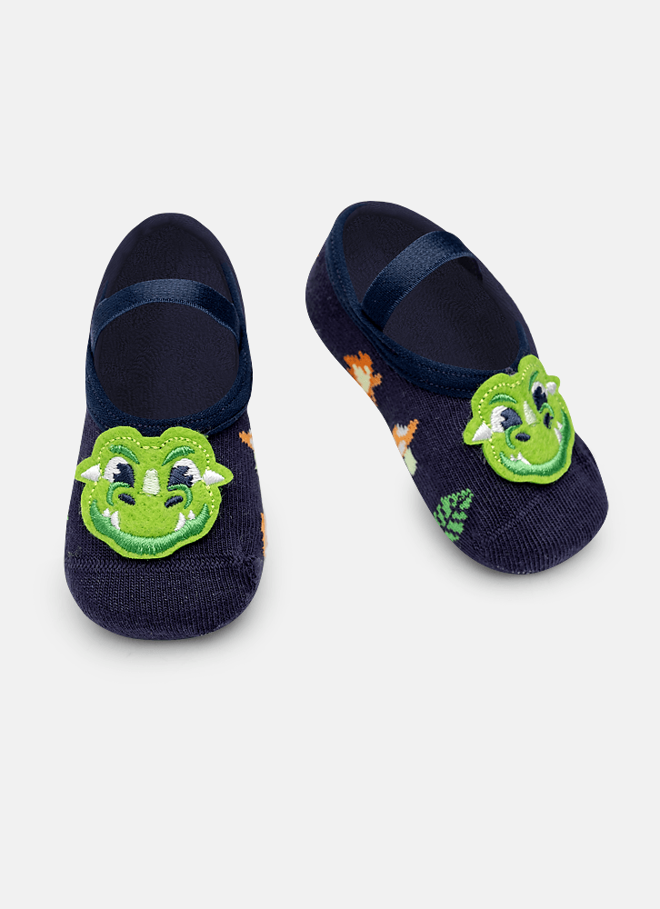 Meia-Sapatilha-Antiderrapante-Bebe-Menino-Dragao-Camping