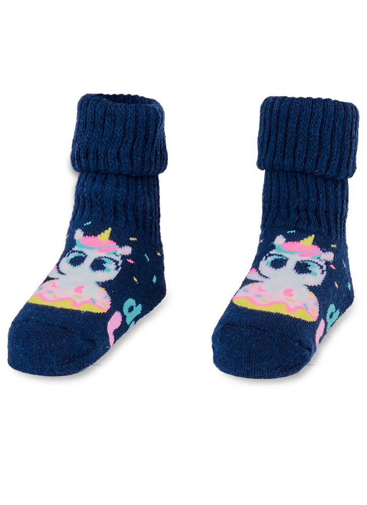 Meia-Botinha-Antiderrapante-Bebe-Menina-Unicornio-Donuts