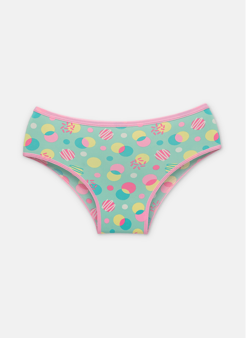 Calcinha Boneca Microfibra Feminina Vaca Chocolate