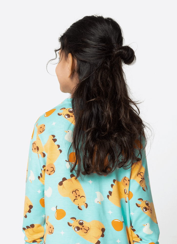Pijama-Manga-Longa-Viscolycra-Unissex-Kids-Capivara-Vibes