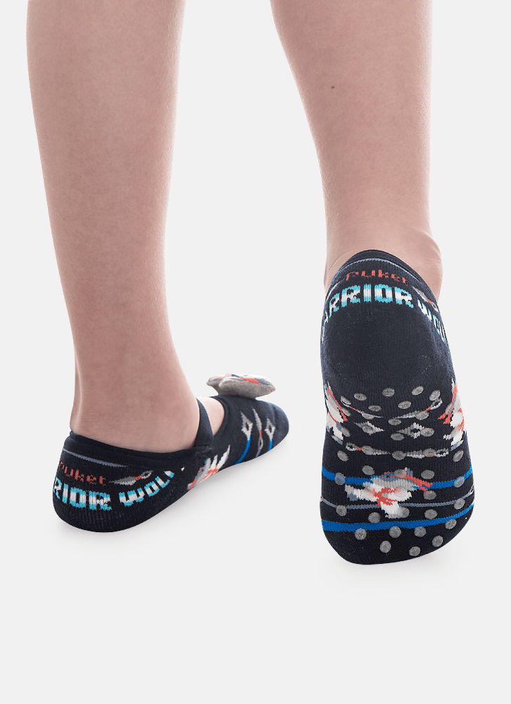 Meia-Sapatilha-Antiderrapante-Menino-Com-Aplique-Led-Lobo