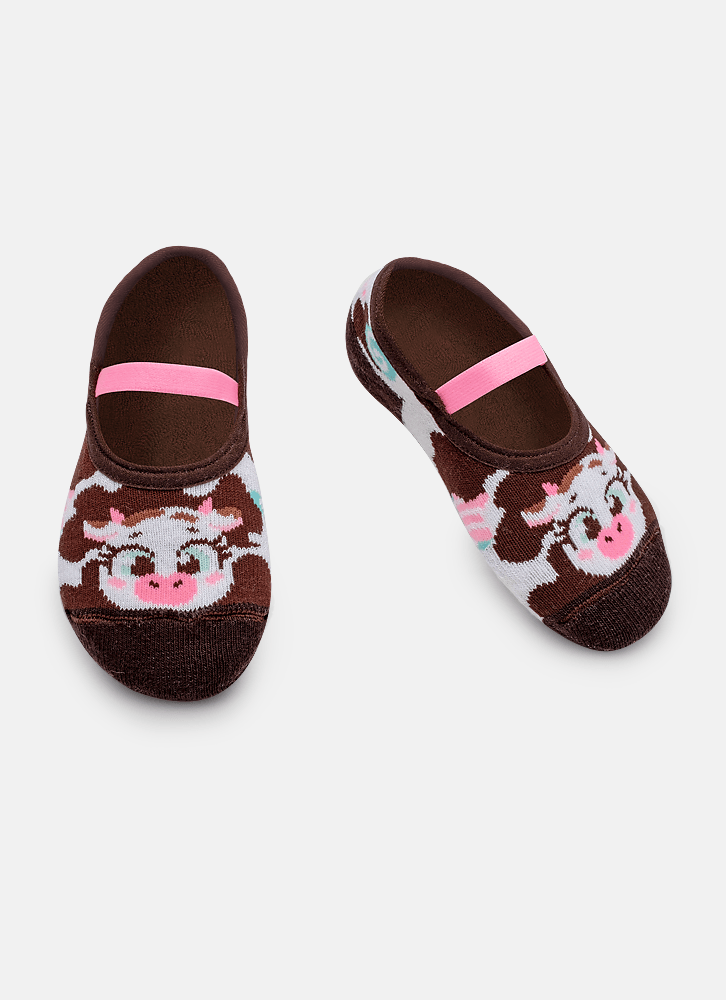 Meia-Sapatilha-Antiderrapante-Bebe-Menina-Vaca-Chocolate