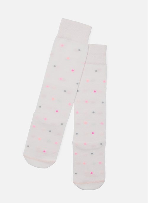 Meia Cano 3/4 Menina Bolinhas