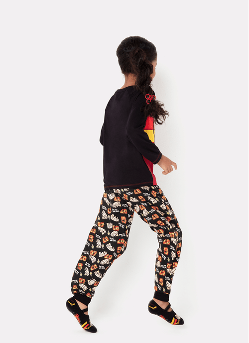 Pijama Manga Longa Viscolycra Menina Harry Potter