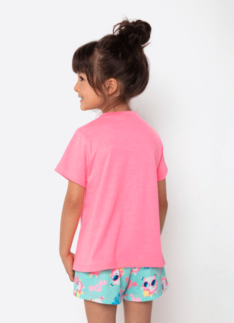 Pijama-Manga-Curta-Menina-Unicornio-Aloha