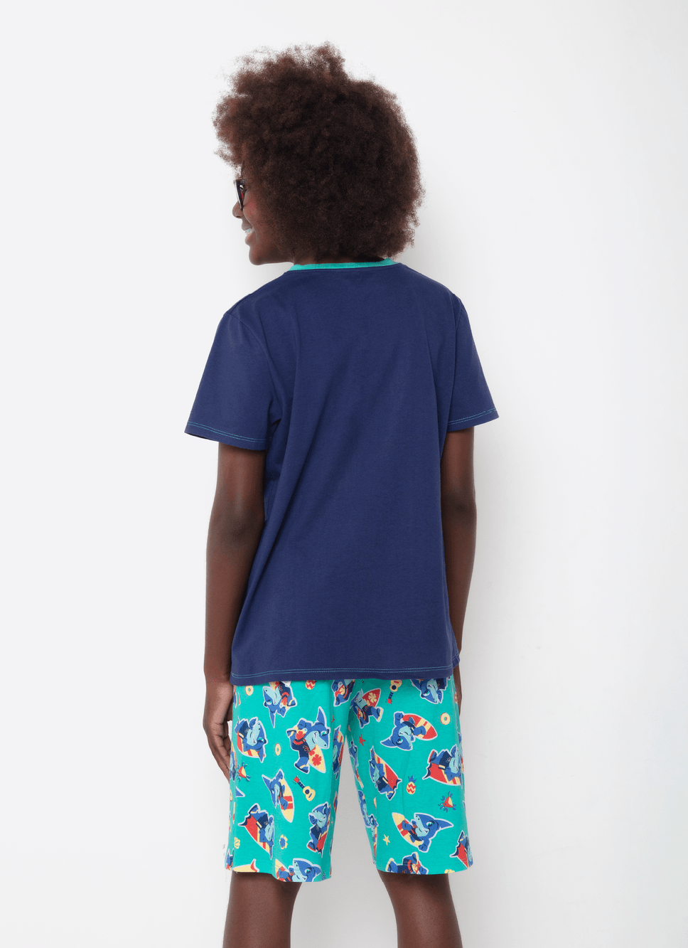 Pijama-Manga-Curta-Algodao-Menino-Teen-Tubarao-Aloha