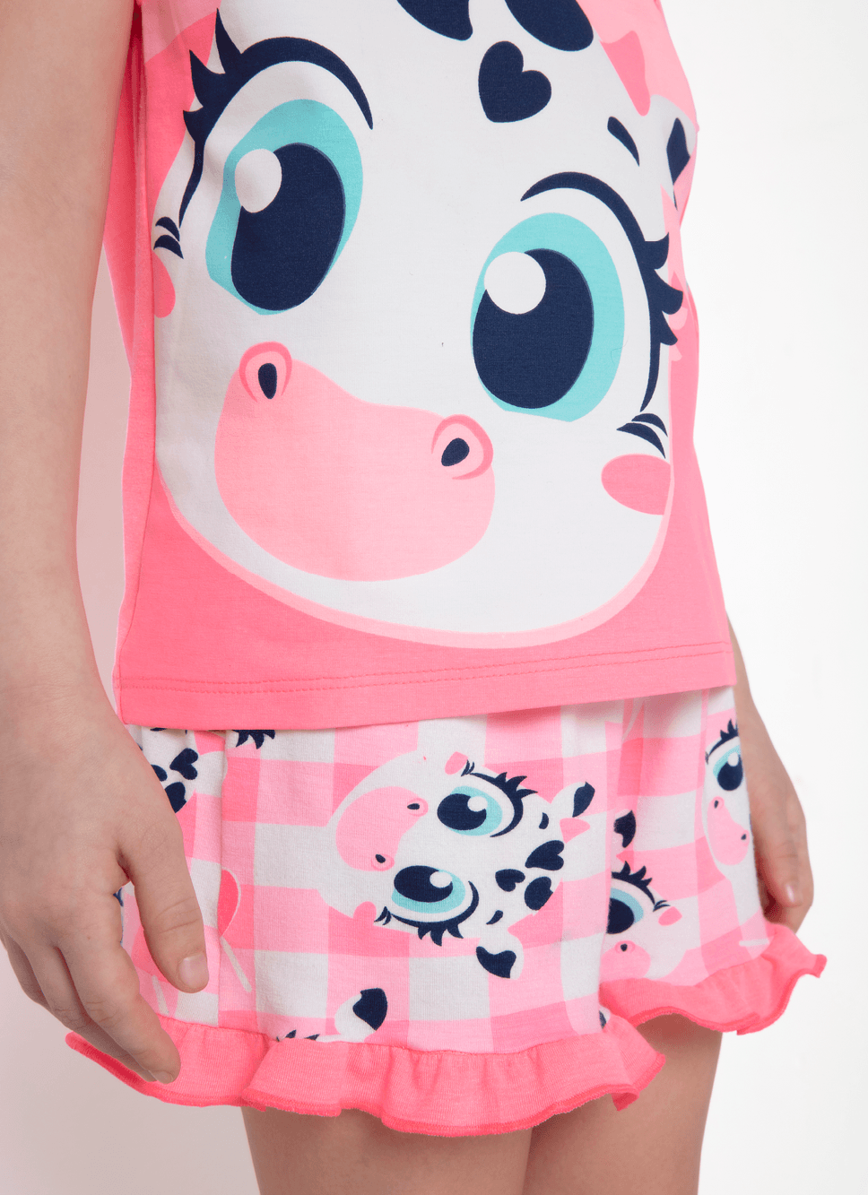 Pijama-Manga-Curta-Viscolycra-Menina-Vaca-Romantica