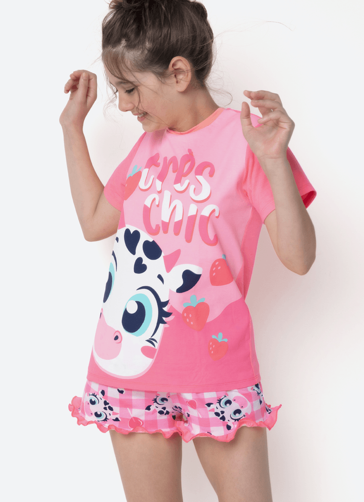 Pijama-Manga-Curta-Viscolycra-Menina-Teen-Vaca-Romantica