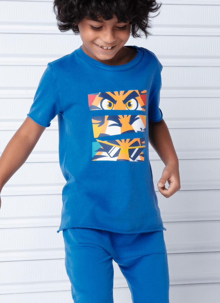 Camiseta-Manga-Curta-Algodao-Menino-Tigre-Roar