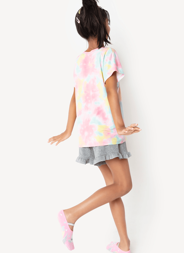 Pijama-Manga-Curta-Visocolycra-Menina-Unicornio-Love