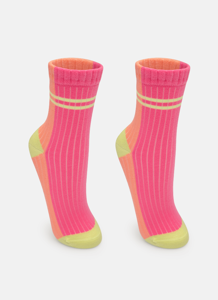 Meia-Soquete-Canelada-Feminina-Rosa