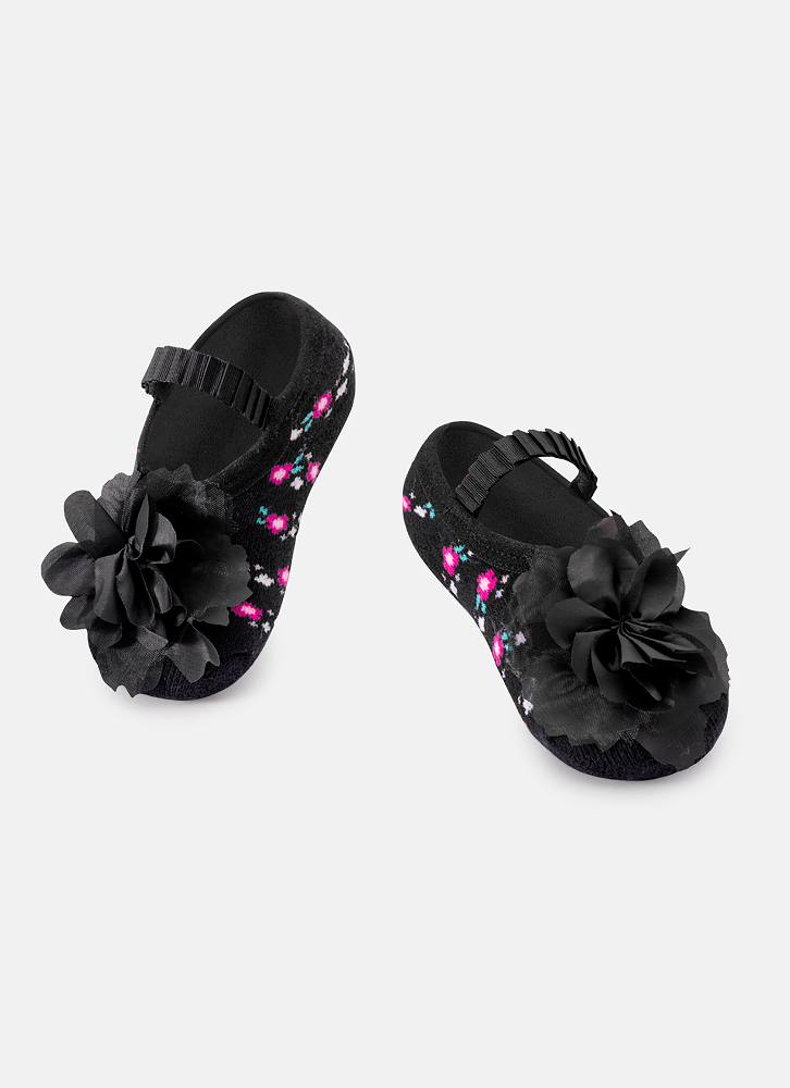 Meia-Sapatilha-Antiderrapante-Bebe-Menina-Flores