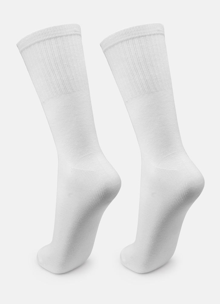 Kit-Com-3-Meias-Unissex-Adulto-Branca-Lisa