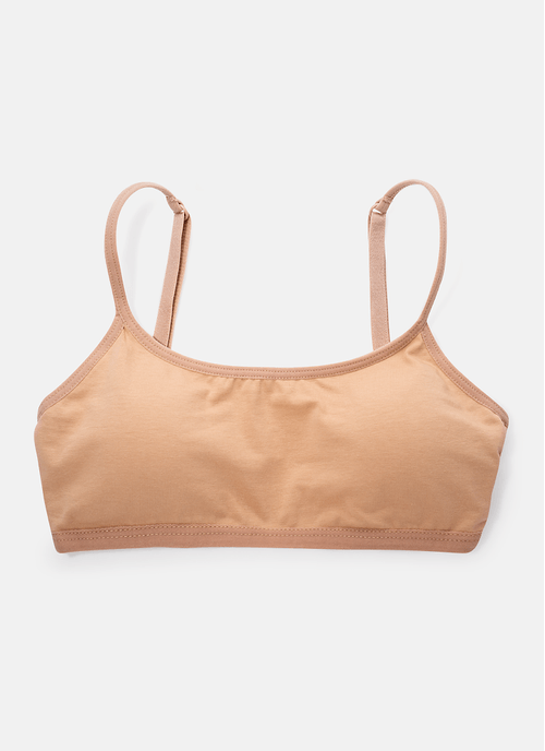 Top com Bojo Removível Algodão Menina Básico