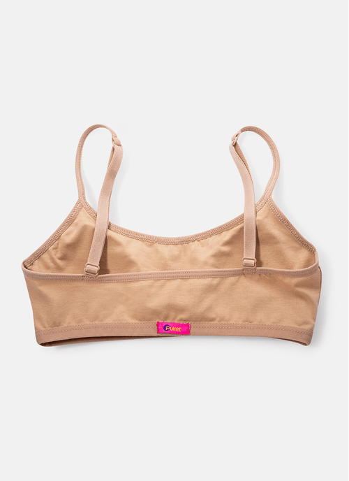 Top com Bojo Removível Algodão Menina Básico