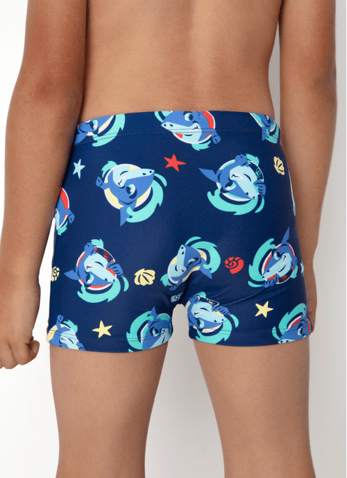 Sunga Boxer Menino Tubarão Aloha
