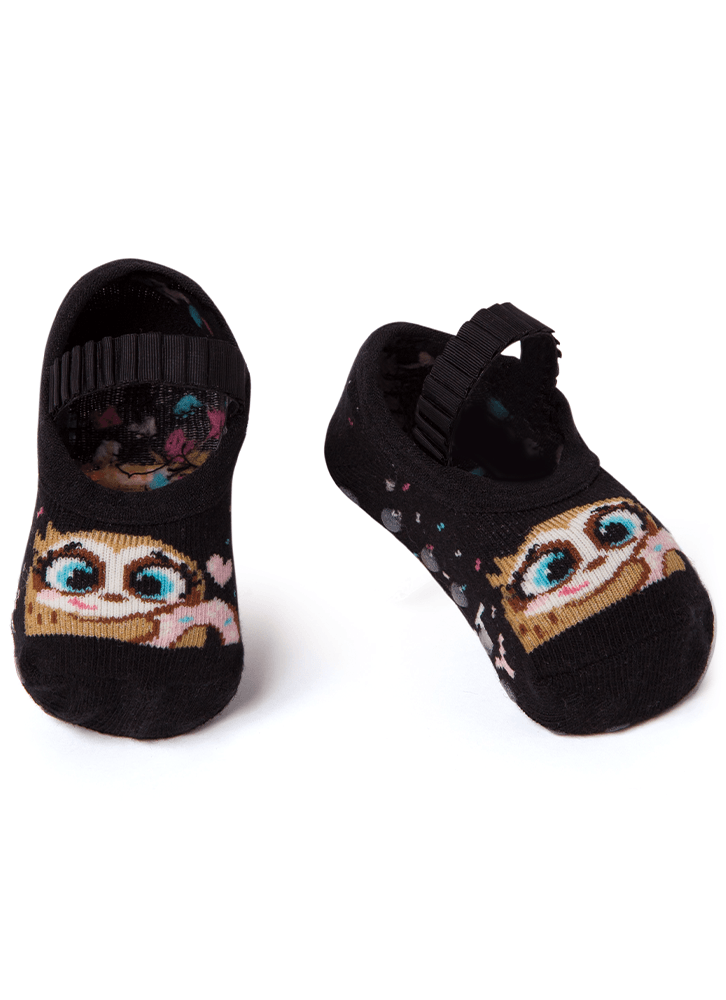 Meia-Sapatilha-Bebe-Menina-Bicho-Preguica
