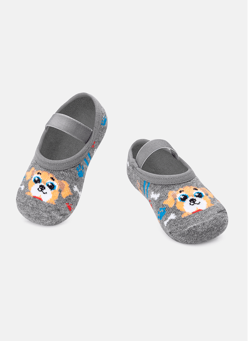 Meia Sapatilha Bebê Menino Cachorro