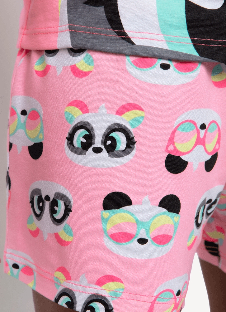 Pijama-Manga-Curta-Viscolycra-Menina-Panda-Summer