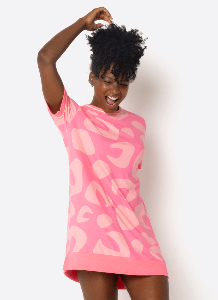 Camisola-Manga-Curta-Viscolycra-Feminina-Onca