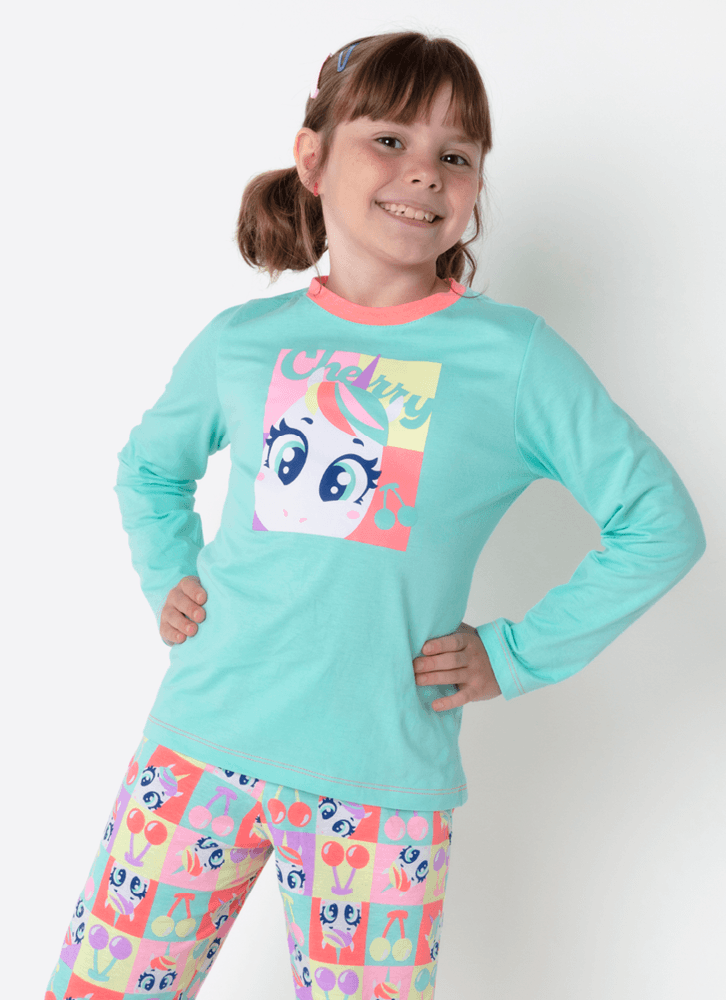 Pijama-Manga-Longa-Algodao-Menina-Unicornio-Cherry