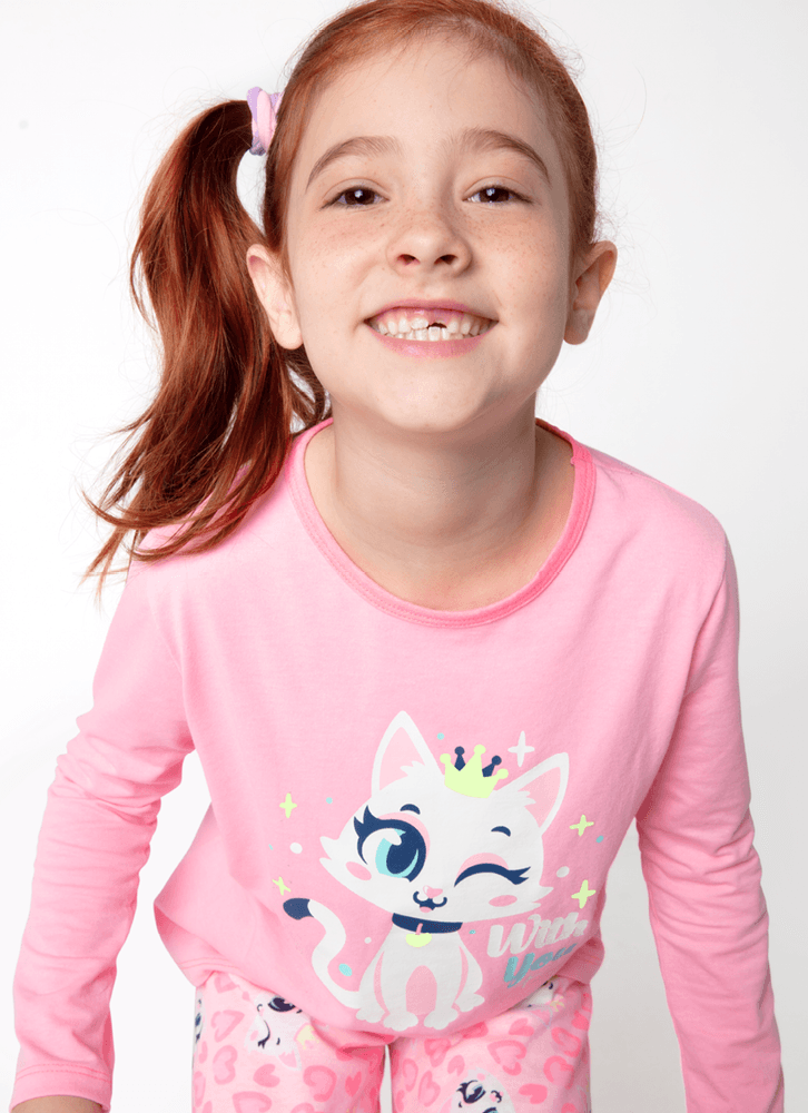 Pijama-Manga-Longa-Algodao-Menina-Gata-Romantica